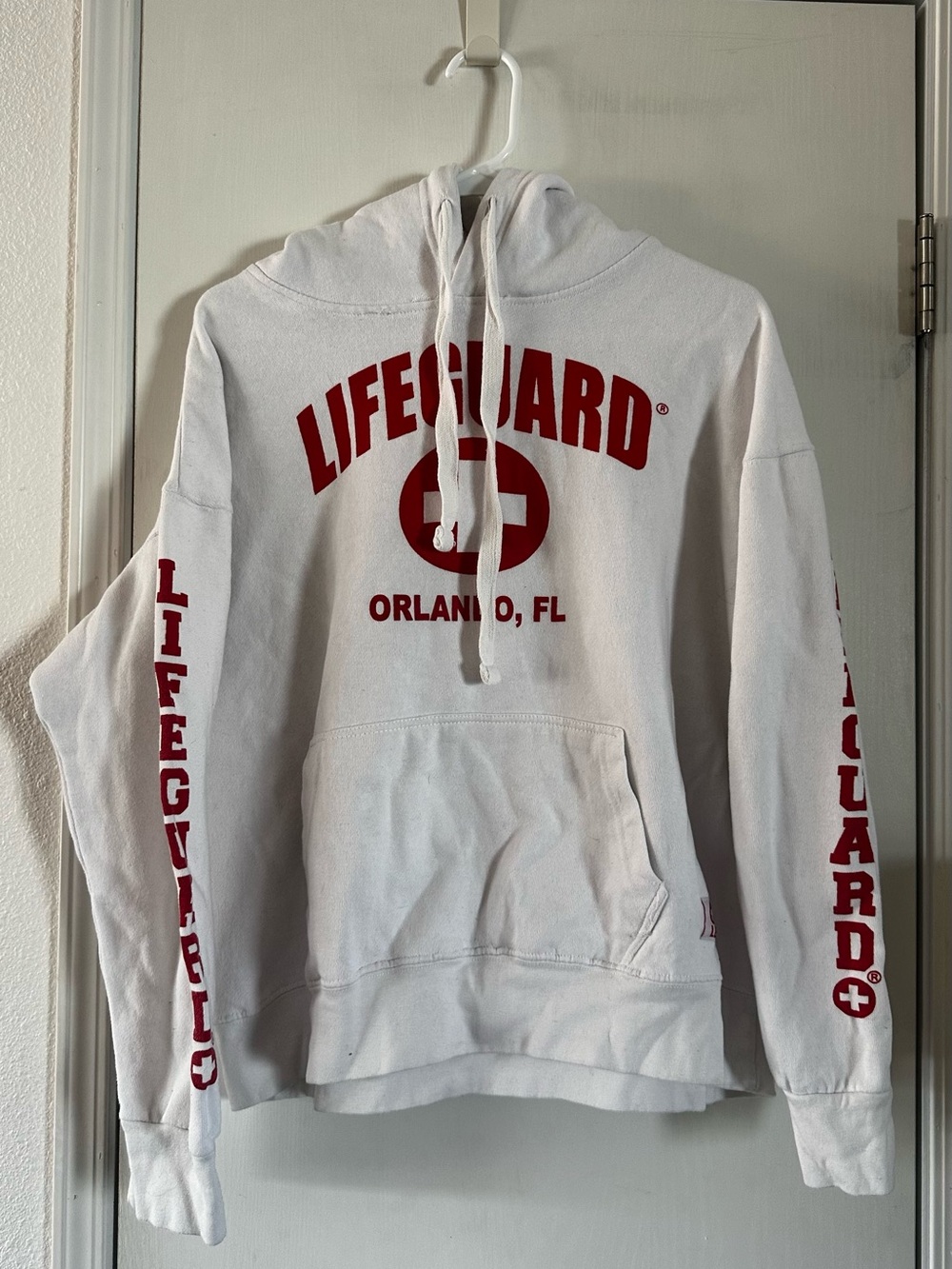 Lifeguard Orlando, FL White Hoodie